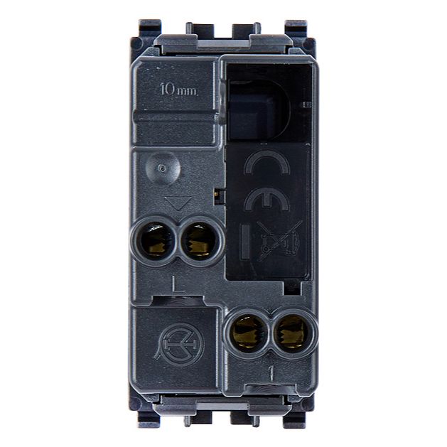 Vimar Eikon Push Button Switch, 1P NO, 10A, 250V, Illuminable, IP40 — Quality Boat Parts