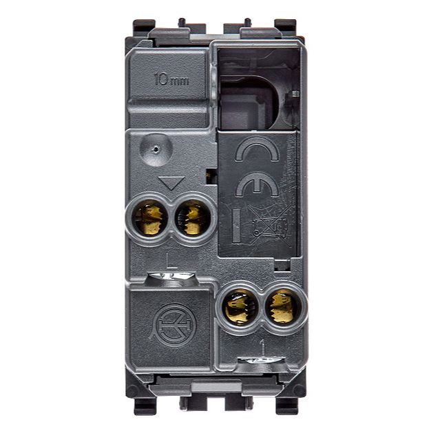 Vimar Eikon Push Button Switch, 1P NO, 10A, 250V, Illuminable, IP40 — Quality Boat Parts