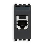Vimar Netsafe RJ45 Socket Outlet, For Eikon, Cat5e, Panduit MINI-COM, T568A/B — Quality Boat Parts