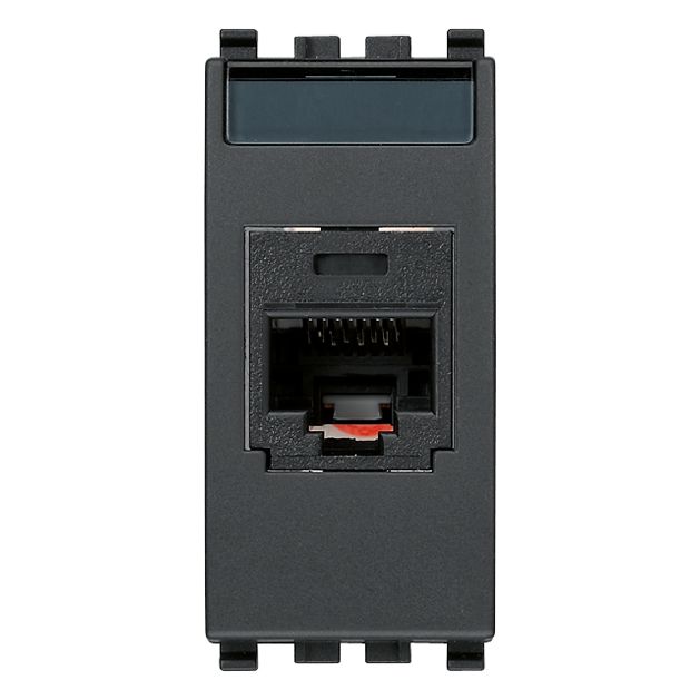 Vimar Netsafe RJ45 Socket Outlet, For Eikon, Cat5e, Panduit MINI-COM, T568A/B — Quality Boat Parts