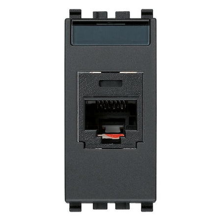 Vimar Netsafe RJ45 Socket Outlet, For Eikon, Cat5e, Panduit MINI-COM, T568A/B — Quality Boat Parts
