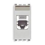 Vimar Netsafe RJ45 Socket Outlet, For Eikon, Cat5e, Panduit MINI-COM, T568A/B — Quality Boat Parts