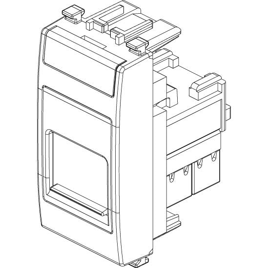 Vimar Netsafe RJ45 Module, For EIKON, Dust Cover — Quality Boat Parts