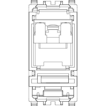Vimar Netsafe RJ45 Module, For EIKON, Dust Cover — Quality Boat Parts