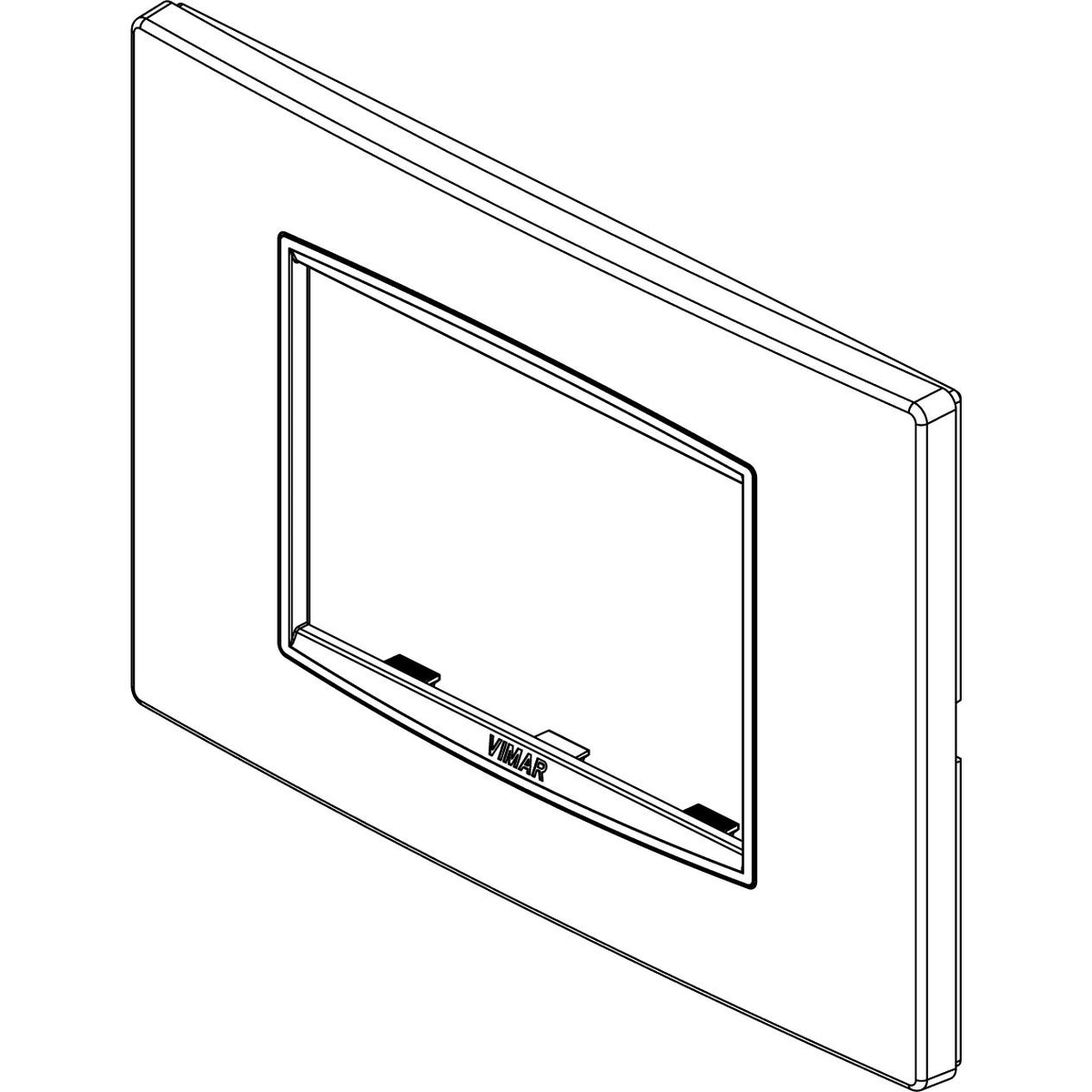 Vimar Eikon Classic 3-Module Cover Plate — Quality Boat Parts