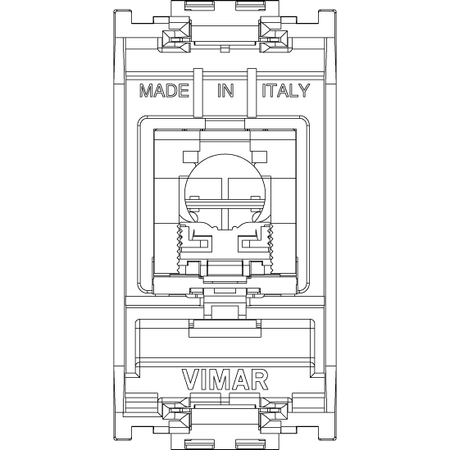 Vimar Netsafe RJ45 Cat5e Socket Outlet, Panduit MINI-COM, T568A/B — Quality Boat Parts