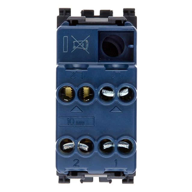 Vimar Arké 19015 2-Pole 1-Way Rocker Switch, 16AX, 250V~, IP40, Flush-Mount, Lightable, Replaceable Button — Quality Boat Parts