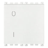 Vimar Arké 19015 2-Pole 1-Way Rocker Switch, 16AX, 250V~, IP40, Flush-Mount, Lightable, Replaceable Button — Quality Boat Parts