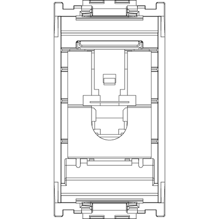 Vimar Netsafe 16359 RJ45 Socket Outlet, T568A/B Wiring, 8-Contact — Quality Boat Parts