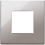 Vimar Eikon EXÉ 2-Module Cover Plate, 90x90 mm, Clamp Mount, IP00 — Quality Boat Parts