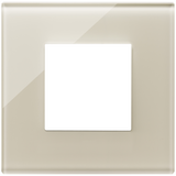 Vimar Eikon EXÉ 2-Module Cover Plate, 90x90 mm, Clamp Mount, IP00 — Quality Boat Parts