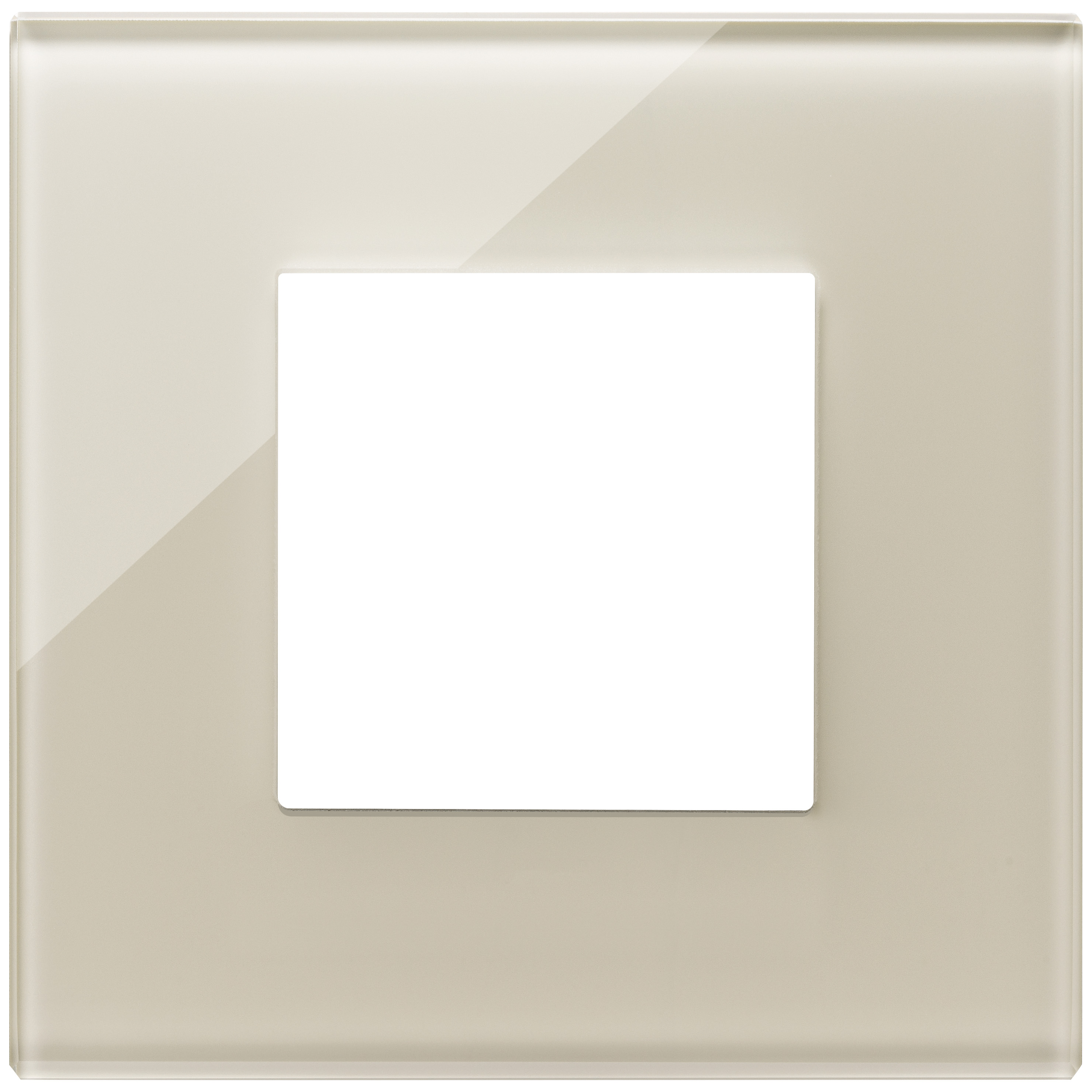 Vimar Eikon EXÉ 2-Module Cover Plate, 90x90 mm, Clamp Mount, IP00 — Quality Boat Parts