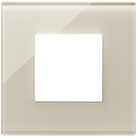 Vimar Eikon EXÉ 2-Module Cover Plate, 90x90 mm, Clamp Mount, IP00 — Quality Boat Parts