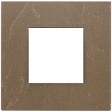 Vimar Eikon EXÉ 2-Module Cover Plate, 90x90 mm, Clamp Mount, IP00 — Quality Boat Parts