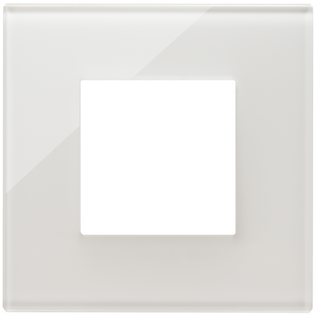 Vimar Eikon EXÉ 2-Module Cover Plate, 90x90 mm, Clamp Mount, IP00 — Quality Boat Parts