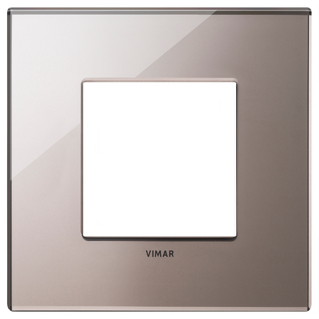 Vimar Eikon EXÉ 2-Module Cover Plate, 90x90 mm, Clamp Mount, IP00 — Quality Boat Parts