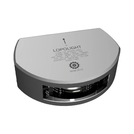 Lopolight 301-006 LED Stern Light, 2NM, Vertical Mount, 10-32VDC, IP68 — Quality Boat Parts