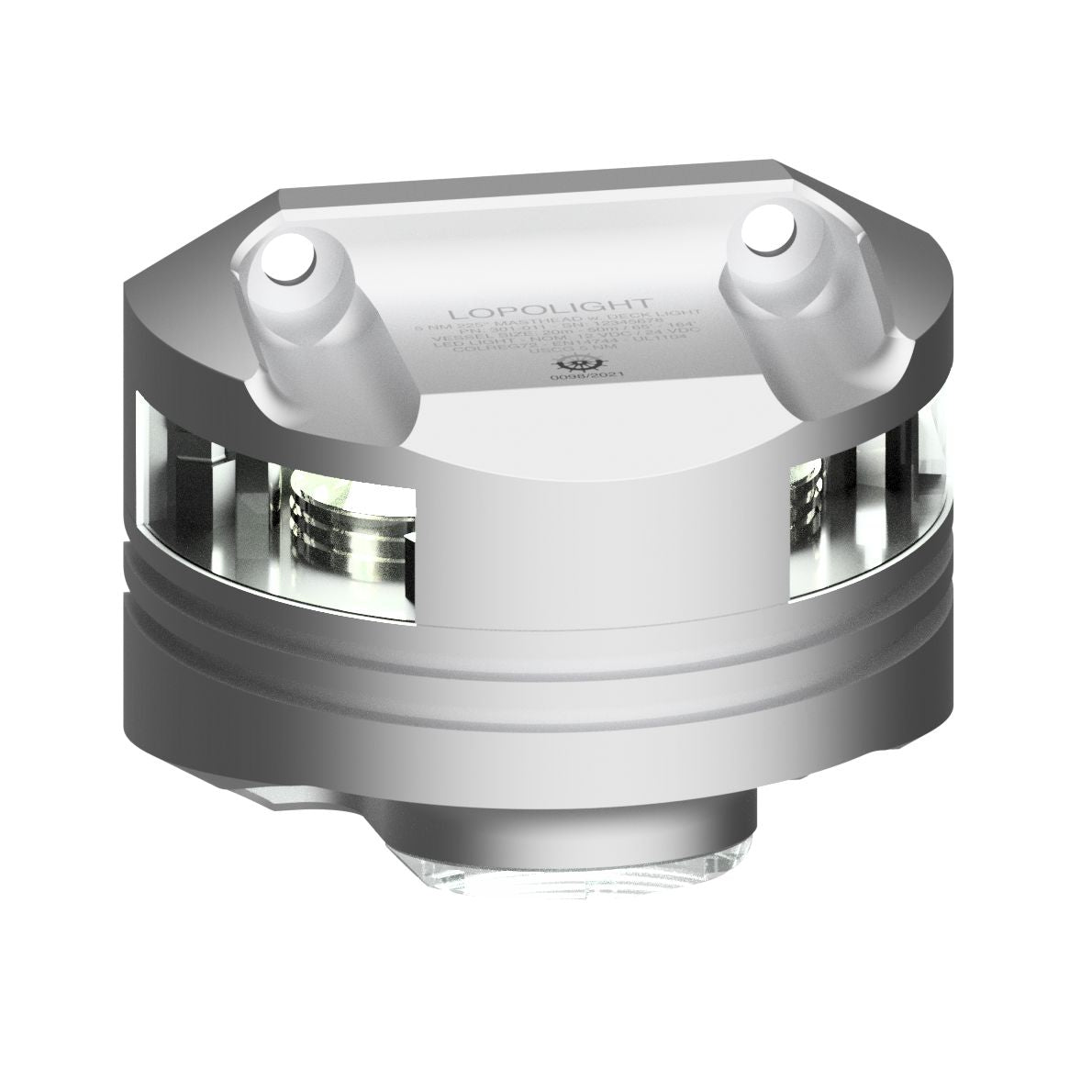 Lopolight 201-011 Masthead Light with 6W Decklight, 3NM 225 Deg, Vertical Mount, 10-32VDC, IP68 — Quality Boat Parts
