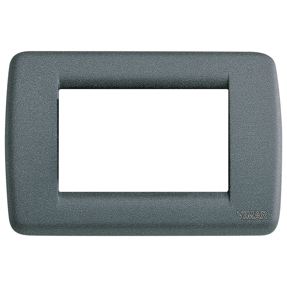 Vimar Idea Rondò 3-Module Cover Plate, With Mounting Grid, 123 x 82 mm — Quality Boat Parts