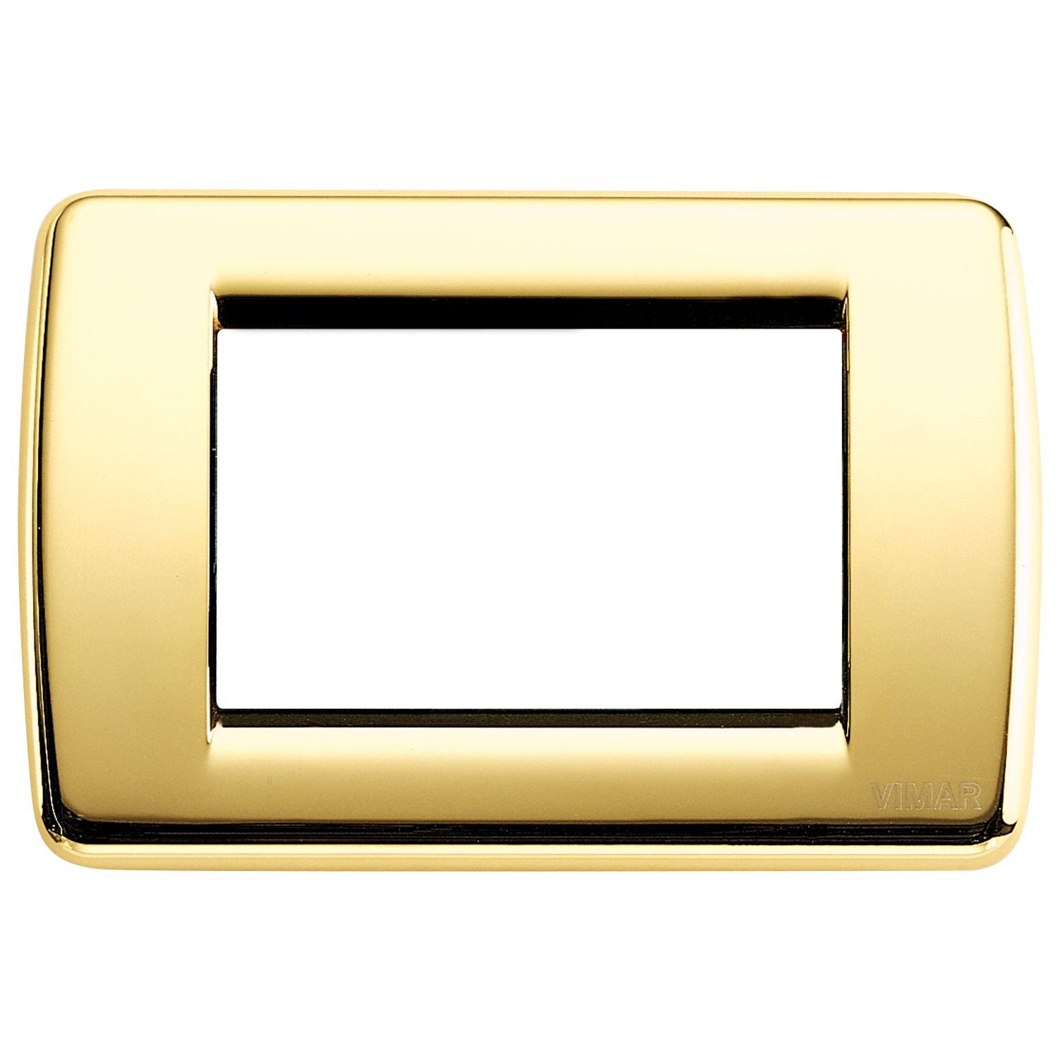 Vimar Idea Rondò 3-Module Cover Plate, With Mounting Grid, 123 x 82 mm — Quality Boat Parts