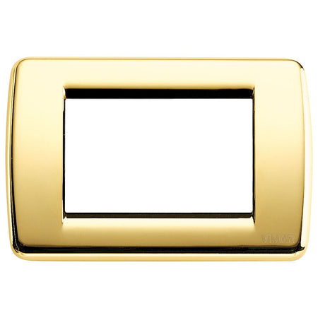 Vimar Idea Rondò 3-Module Cover Plate, With Mounting Grid, 123 x 82 mm — Quality Boat Parts