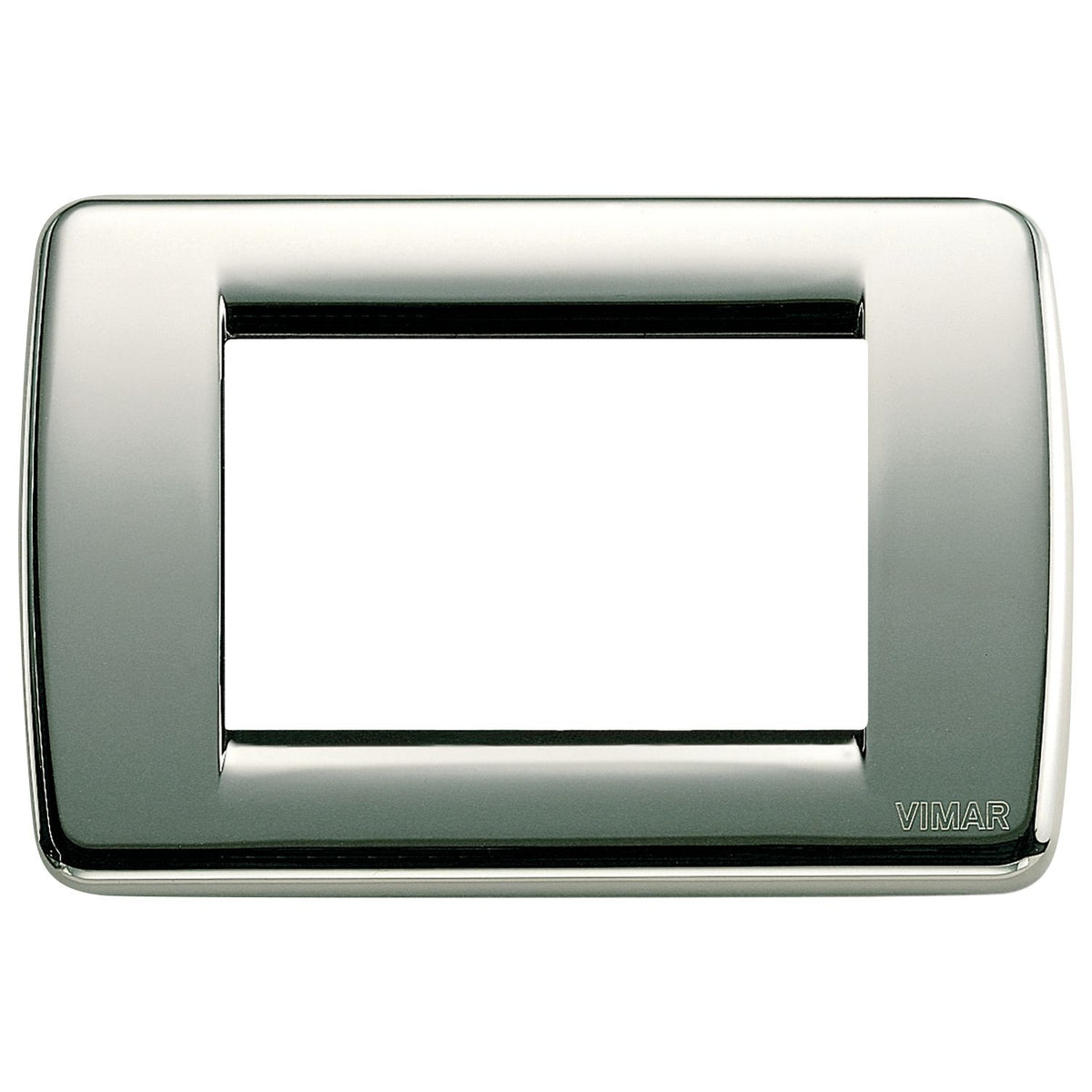 Vimar Idea Rondò 3-Module Cover Plate, With Mounting Grid, 123 x 82 mm — Quality Boat Parts