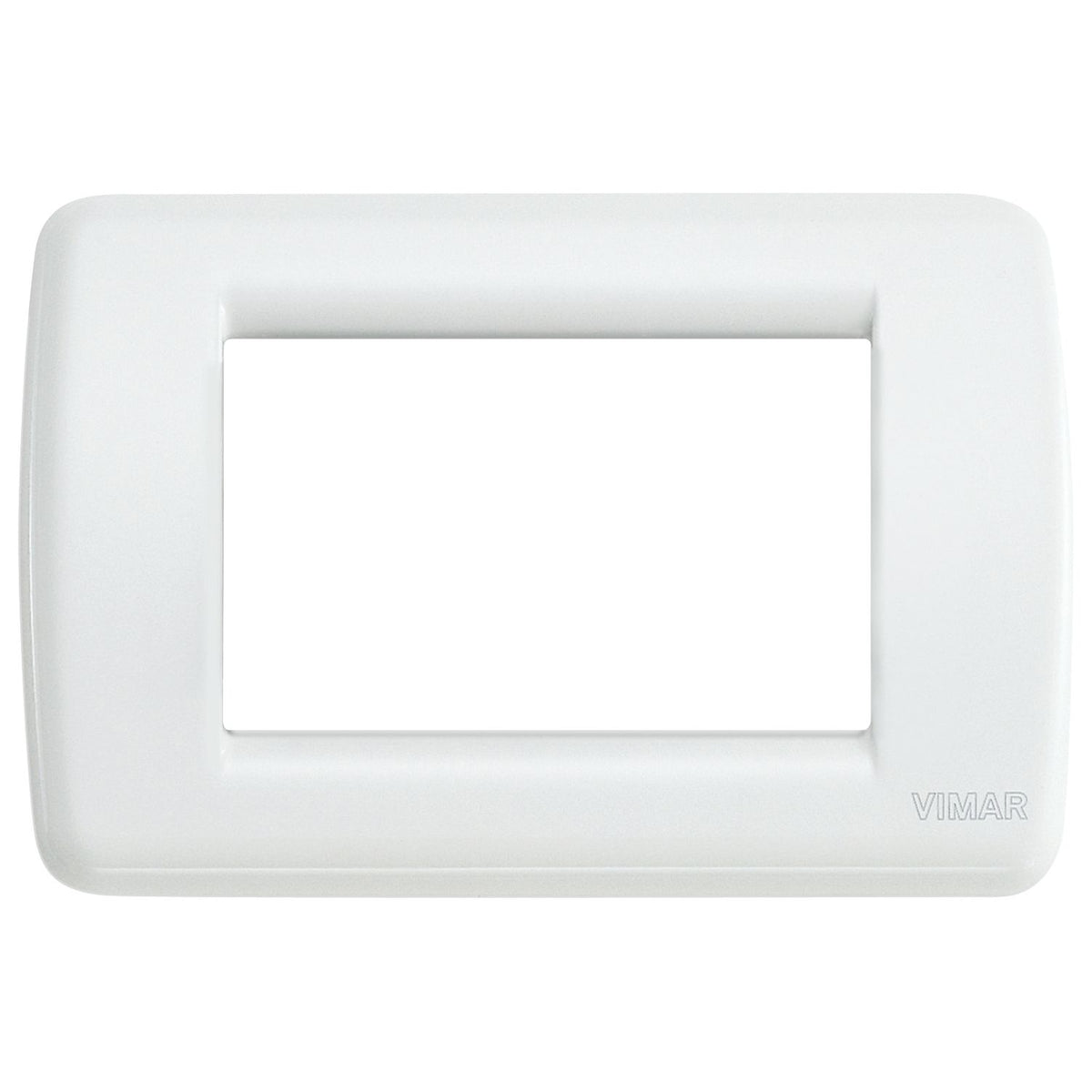 Vimar Idea Rondò 3-Module Cover Plate, With Mounting Grid, 123 x 82 mm — Quality Boat Parts