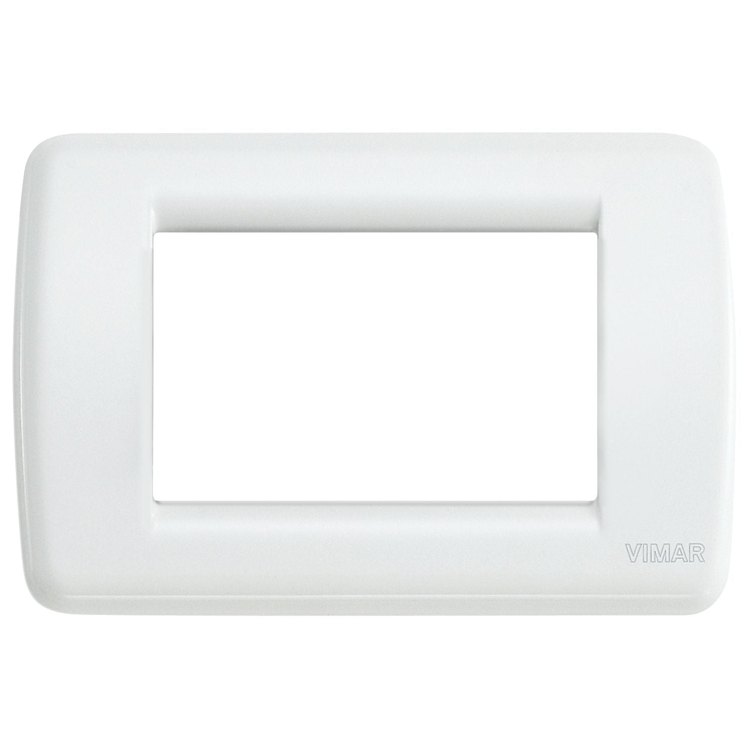Vimar Idea Rondò 3-Module Cover Plate, With Mounting Grid, 123 x 82 mm — Quality Boat Parts