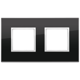 Vimar Eikon EVO 4-Module Cover Plate, 2+2 Layout, 71 mm Centers, Horizontal/Vertical Mount — Quality Boat Parts