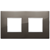 Vimar Eikon EVO 4-Module Cover Plate, 2+2 Layout, 71 mm Centers, Horizontal/Vertical Mount — Quality Boat Parts
