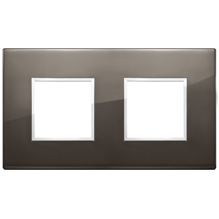 Vimar Eikon EVO 4-Module Cover Plate, 2+2 Layout, 71 mm Centers, Horizontal/Vertical Mount — Quality Boat Parts
