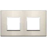 Vimar Eikon EVO 4-Module Cover Plate, 2+2 Layout, 71 mm Centers, Horizontal/Vertical Mount — Quality Boat Parts