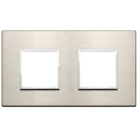 Vimar Eikon EVO 4-Module Cover Plate, 2+2 Layout, 71 mm Centers, Horizontal/Vertical Mount — Quality Boat Parts