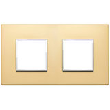 Vimar Eikon EVO 4-Module Cover Plate, 2+2 Layout, 71 mm Centers, Horizontal/Vertical Mount — Quality Boat Parts