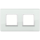 Vimar Eikon EVO 4-Module Cover Plate, 2+2 Layout, 71 mm Centers, Horizontal/Vertical Mount — Quality Boat Parts