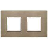 Vimar Eikon EVO 4-Module Cover Plate, 2+2 Layout, 71 mm Centers, Horizontal/Vertical Mount — Quality Boat Parts