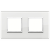 Vimar Eikon EVO 4-Module Cover Plate, 2+2 Layout, 71 mm Centers, Horizontal/Vertical Mount — Quality Boat Parts