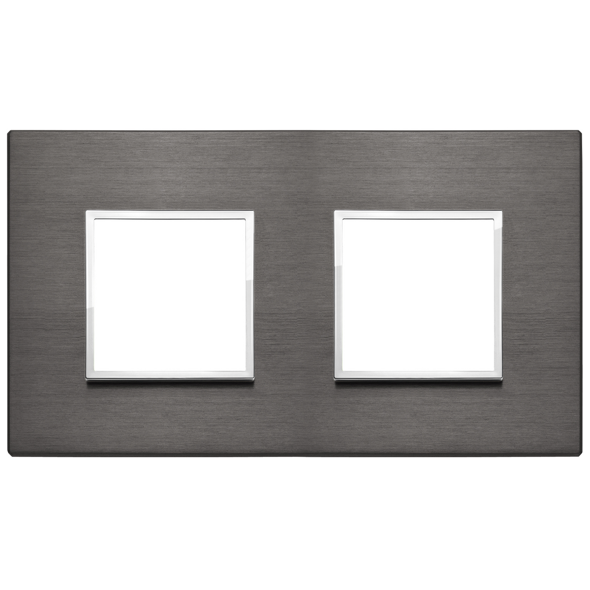 Vimar Eikon EVO 4-Module Cover Plate, 2+2 Layout, 71 mm Centers, Horizontal/Vertical Mount — Quality Boat Parts