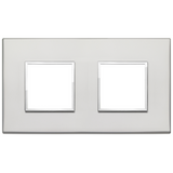 Vimar Eikon EVO 4-Module Cover Plate, 2+2 Layout, 71 mm Centers, Horizontal/Vertical Mount — Quality Boat Parts