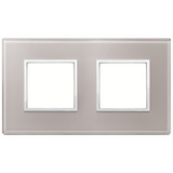 Vimar Eikon EVO 4-Module Cover Plate, 2+2 Layout, 71 mm Centers, Horizontal/Vertical Mount — Quality Boat Parts
