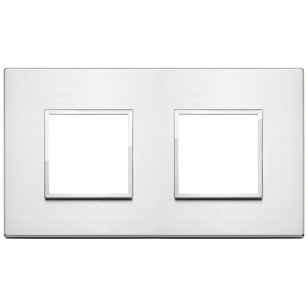 Vimar Eikon EVO 4-Module Cover Plate, 2+2 Layout, 71 mm Centers, Horizontal/Vertical Mount — Quality Boat Parts