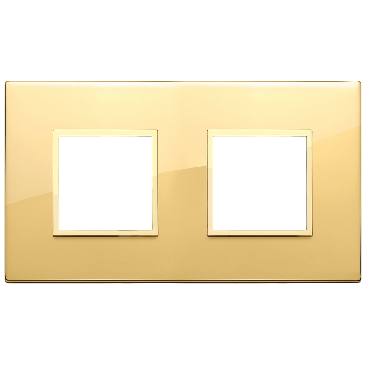 Vimar Eikon EVO 4-Module Cover Plate, 2+2 Layout, 71 mm Centers, Horizontal/Vertical Mount — Quality Boat Parts