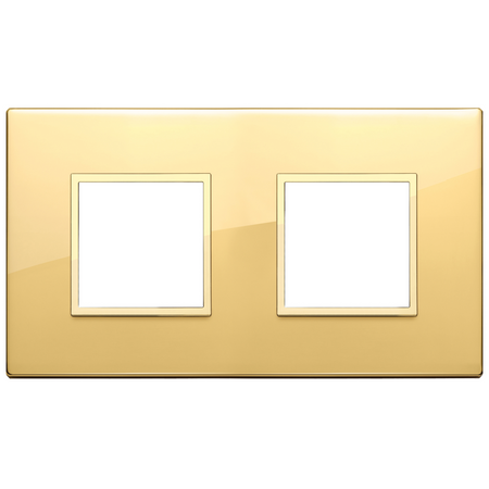 Vimar Eikon EVO 4-Module Cover Plate, 2+2 Layout, 71 mm Centers, Horizontal/Vertical Mount — Quality Boat Parts