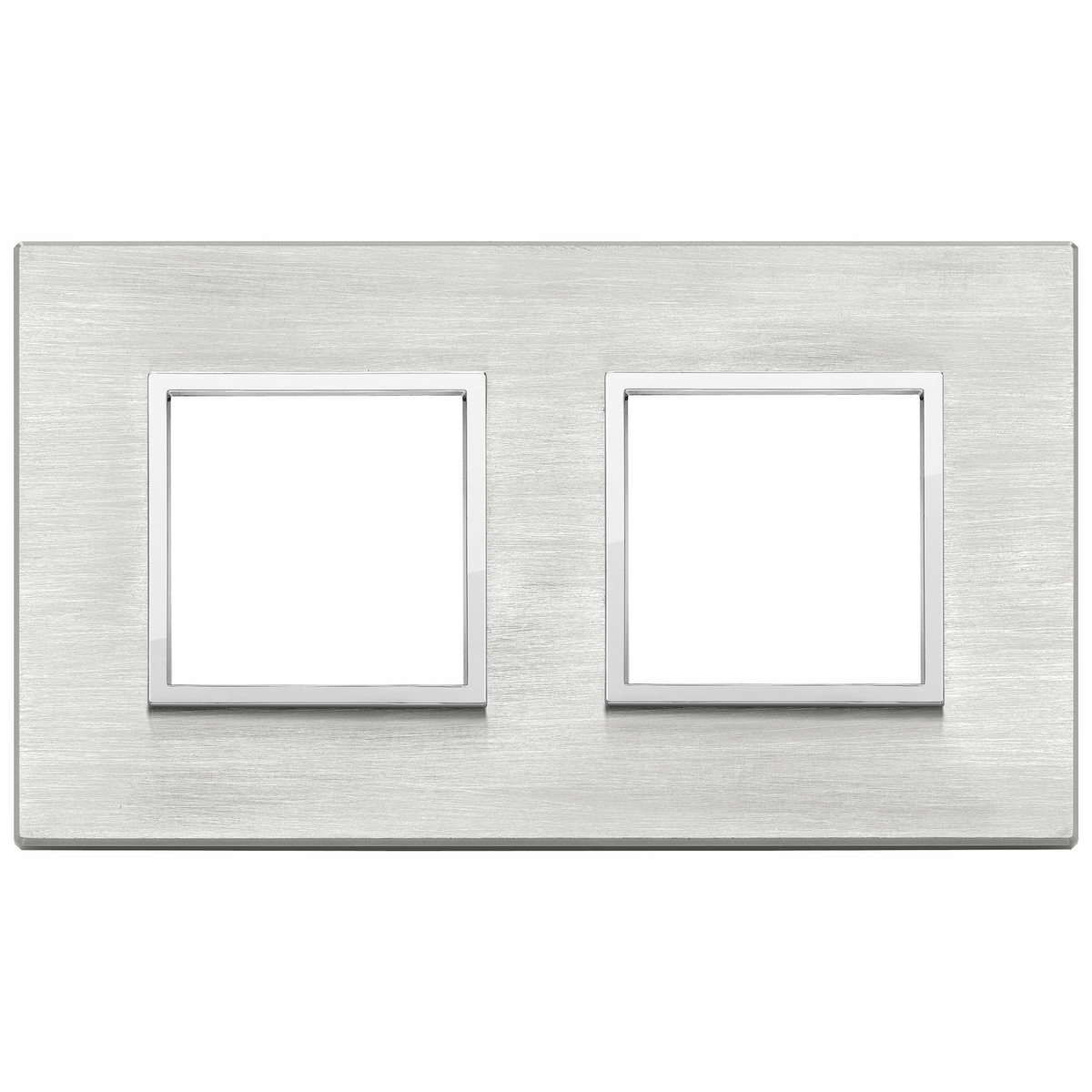 Vimar Eikon EVO 4-Module Cover Plate, 2+2 Layout, 71 mm Centers, Horizontal/Vertical Mount — Quality Boat Parts