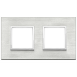Vimar Eikon EVO 4-Module Cover Plate, 2+2 Layout, 71 mm Centers, Horizontal/Vertical Mount — Quality Boat Parts