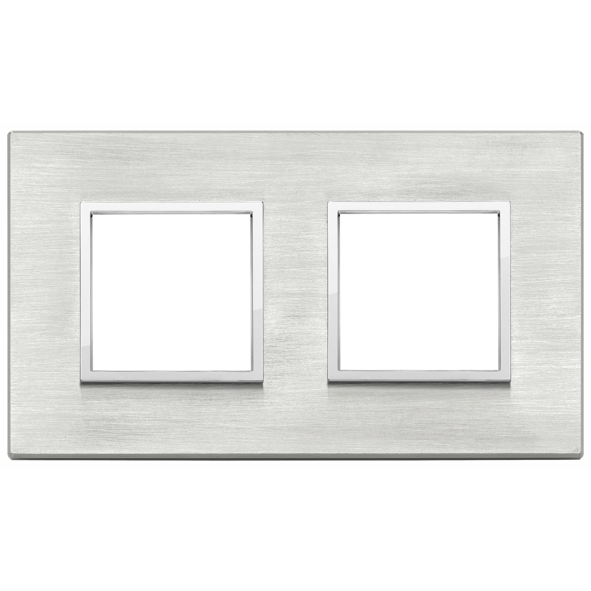 Vimar Eikon EVO 4-Module Cover Plate, 2+2 Layout, 71 mm Centers, Horizontal/Vertical Mount — Quality Boat Parts