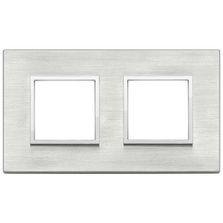 Vimar Eikon EVO 4-Module Cover Plate, 2+2 Layout, 71 mm Centers, Horizontal/Vertical Mount — Quality Boat Parts