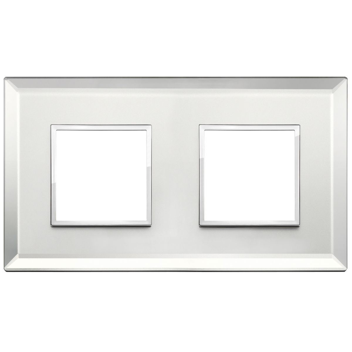Vimar Eikon EVO 4-Module Cover Plate, 2+2 Layout, 71 mm Centers, Horizontal/Vertical Mount — Quality Boat Parts