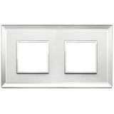 Vimar Eikon EVO 4-Module Cover Plate, 2+2 Layout, 71 mm Centers, Horizontal/Vertical Mount — Quality Boat Parts