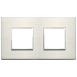Vimar Eikon EVO 4-Module Cover Plate, 2+2 Layout, 71 mm Centers, Horizontal/Vertical Mount — Quality Boat Parts